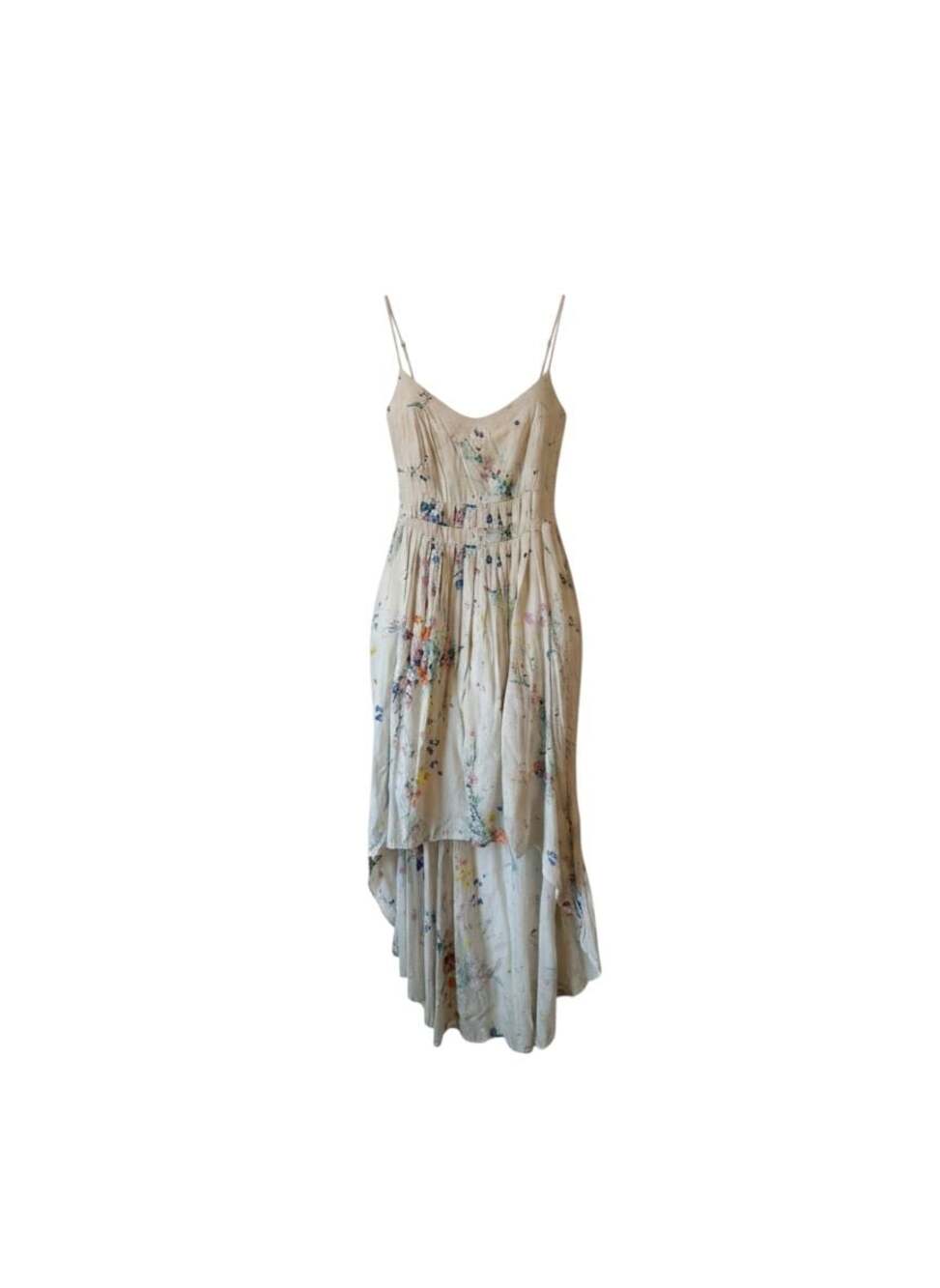 Billabong Floral Print High-Low Midi Dress Size M